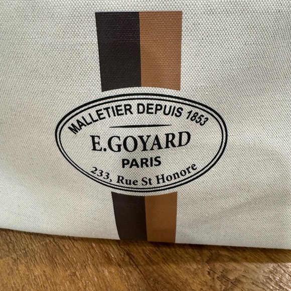 GOYARD 
Canvas Necessaire Organizer Pouch Off White - Picture 2 of 9